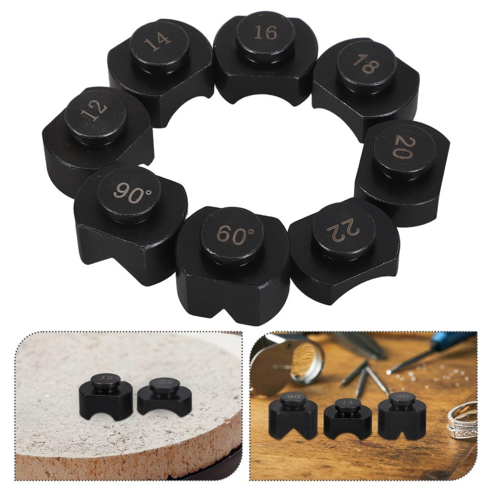 8 Pcs Bending Mold Tool Bender for Spoon Rings Dies
