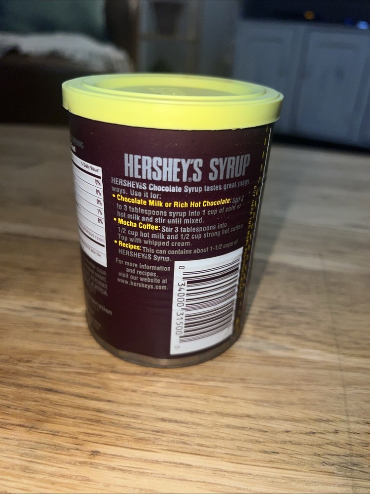 Vintage Hershey Chocolate Syrup Tin Can