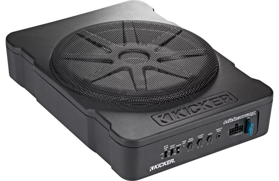 Kicker Hideaway 10" Compact Powered Subwoofer