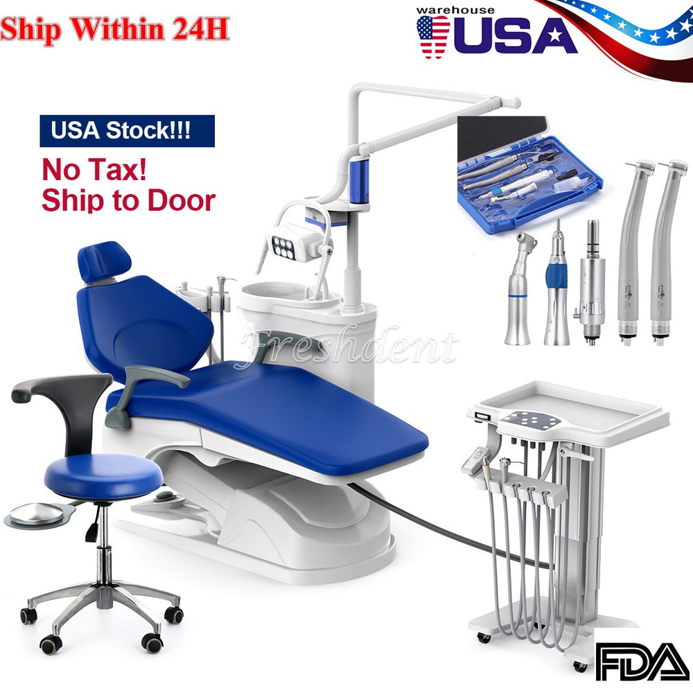 Dental Chair Unit Computer Controlled Automatic Water Supply System+Handpiece