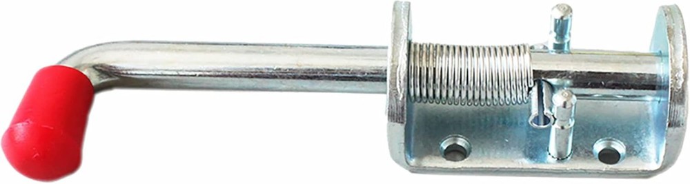Durable 2 Pcs Spring Loaded Latch Pin Set, 1/2" Barrel Bolt for Doors & Trailers