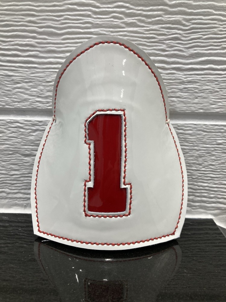 Custom Handmade Leather Fire Helmet Front