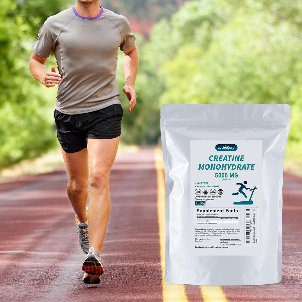 Pure Creatine Monohydrate Powder 2000G 5000mg Per Serving Micronized Creatine