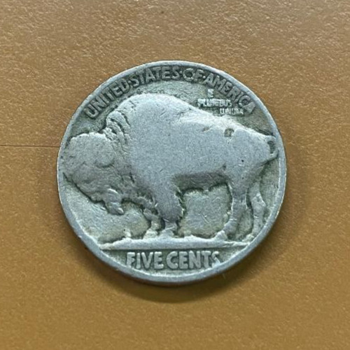 Buffalo Nickel Lamination Defect on front, Unk Date (c265)