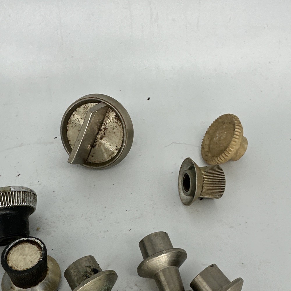 Vintage Electronic Knob Lot Quantity 21