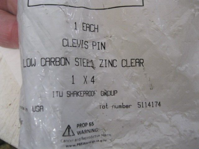 Clevis Pin 1 x 4 in