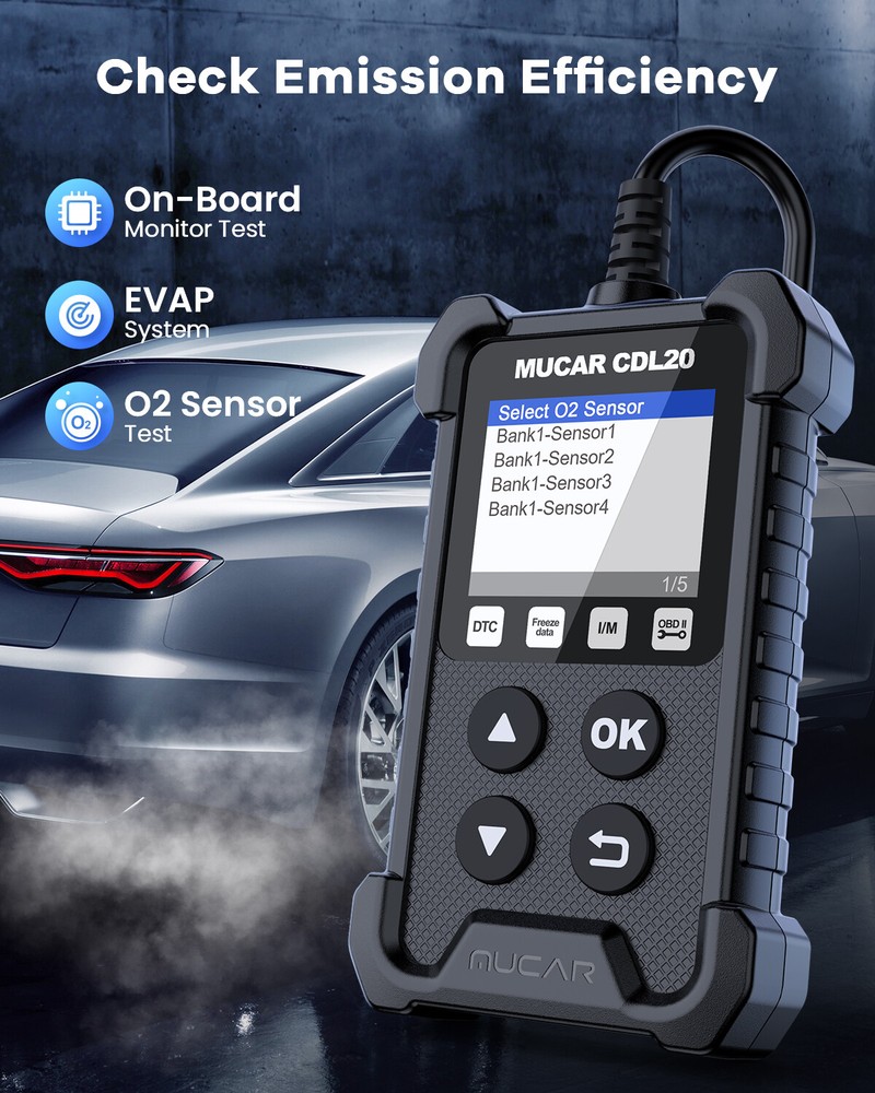 2026 MUCAR CDL20 Car OBD2 EOBD Fault Code Reader Engine Diagnostic Scanner Tool