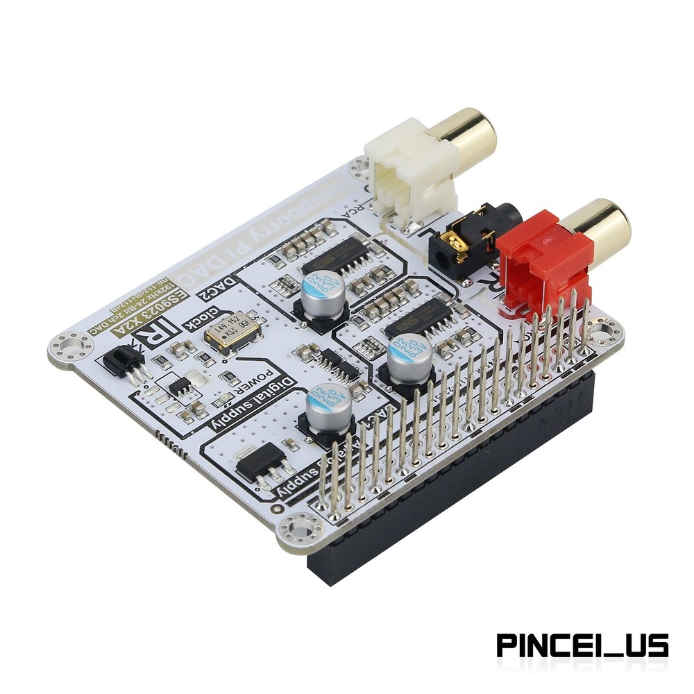 For Volumio Moode Raspberry Pi DAC - Raspberry Pi 4B HIFI Dual-decode DAC I2S