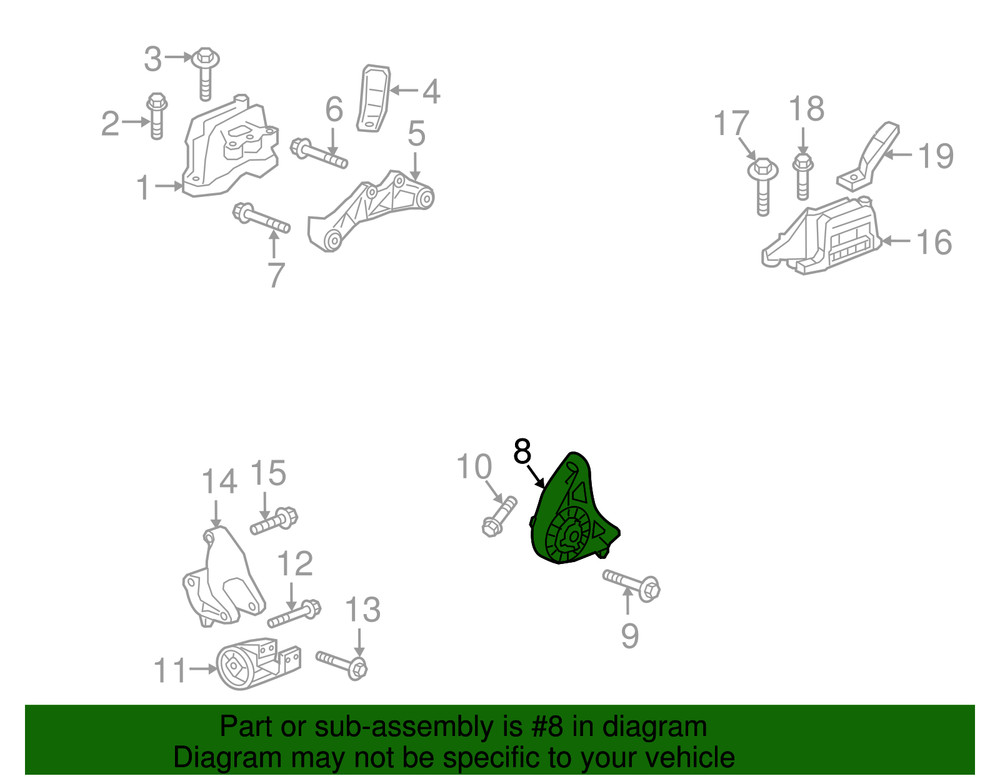 Genuine GM Mount 85159650