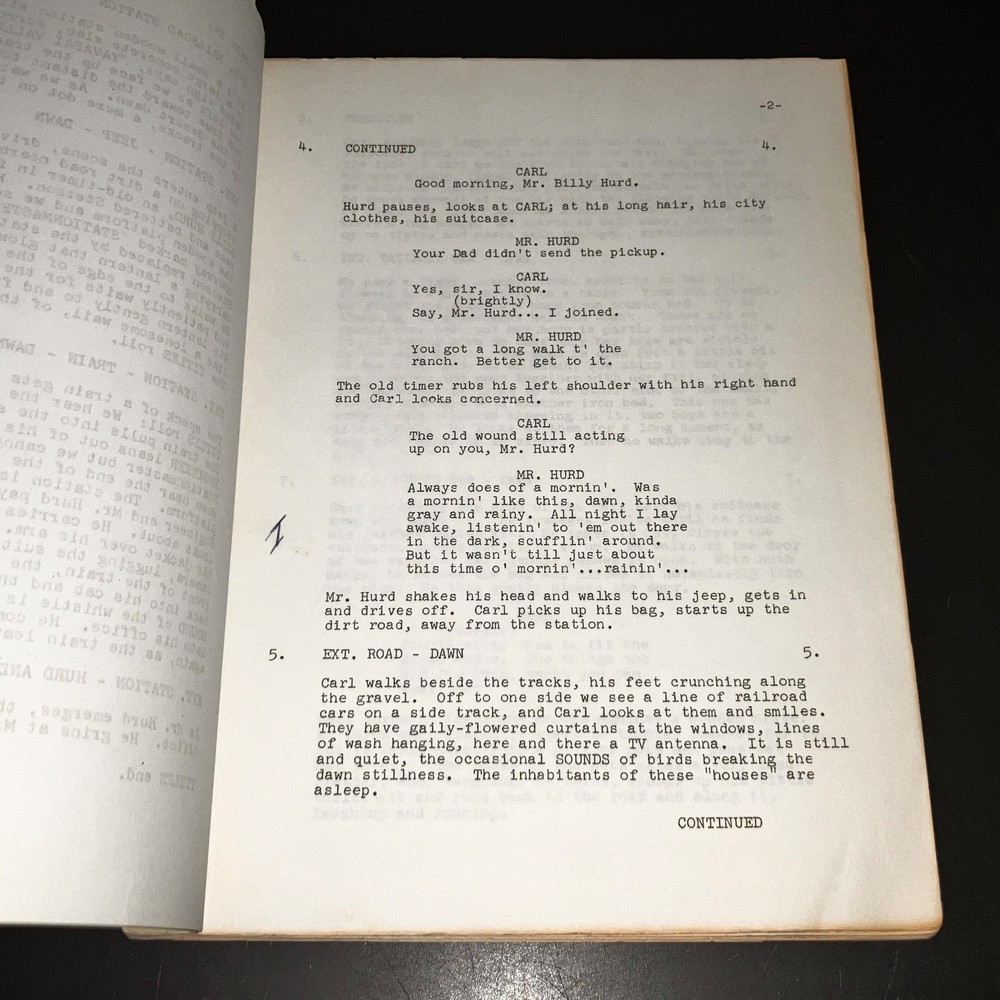 "HAIL, HERO!" (1969) Michael Douglas Debut / Dog Trainer Script w/Notes + COA!