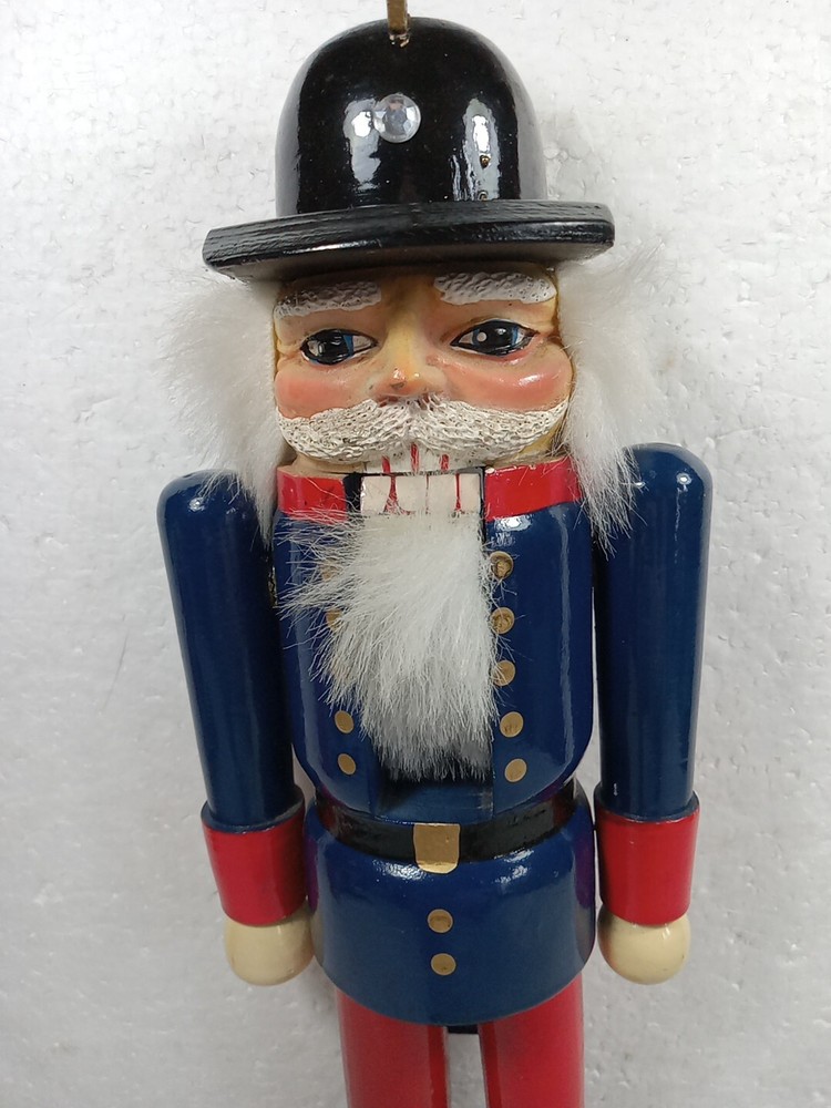 Wooden Nutcracker Blue Soldier Christmas Nutcracker 15"