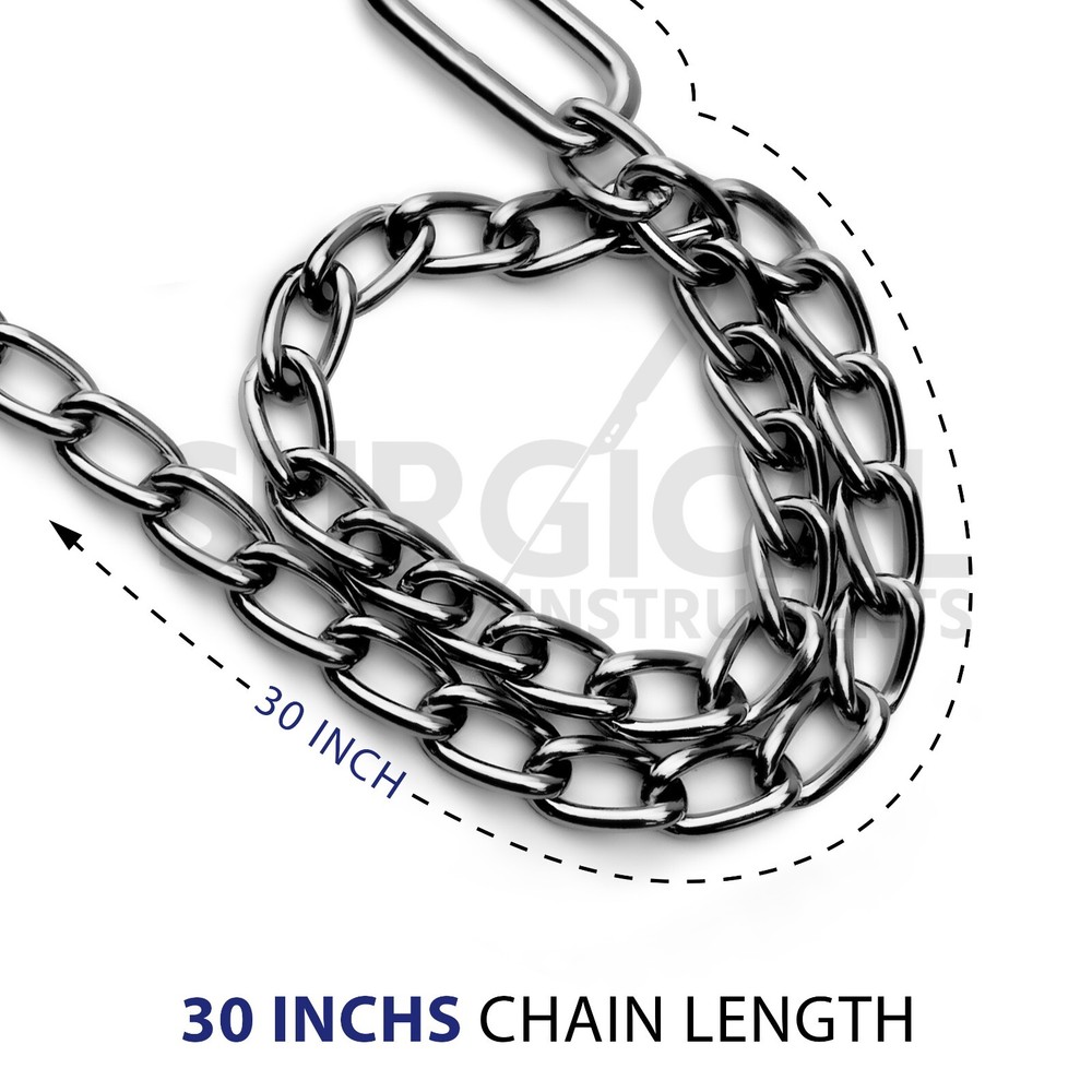 Durable OB Apparatus Leg Catch Set 1 Handle Puller Hook & 3 Chain 30" 45" & 60"