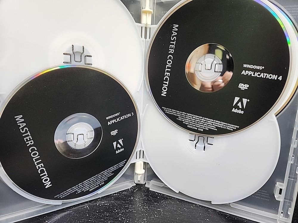 ADOBE CS4 CREATIVE SUITE 4 MASTER COLLECTION DVD (6 Discs) ~ Windows