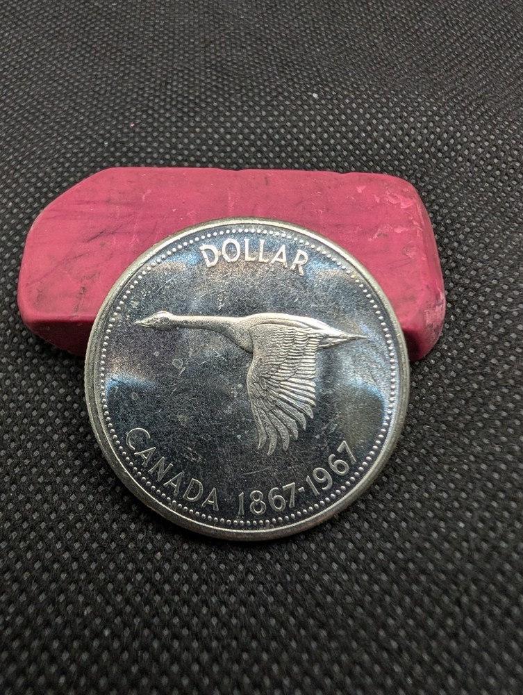 1967 Canada Silver Dollar %80