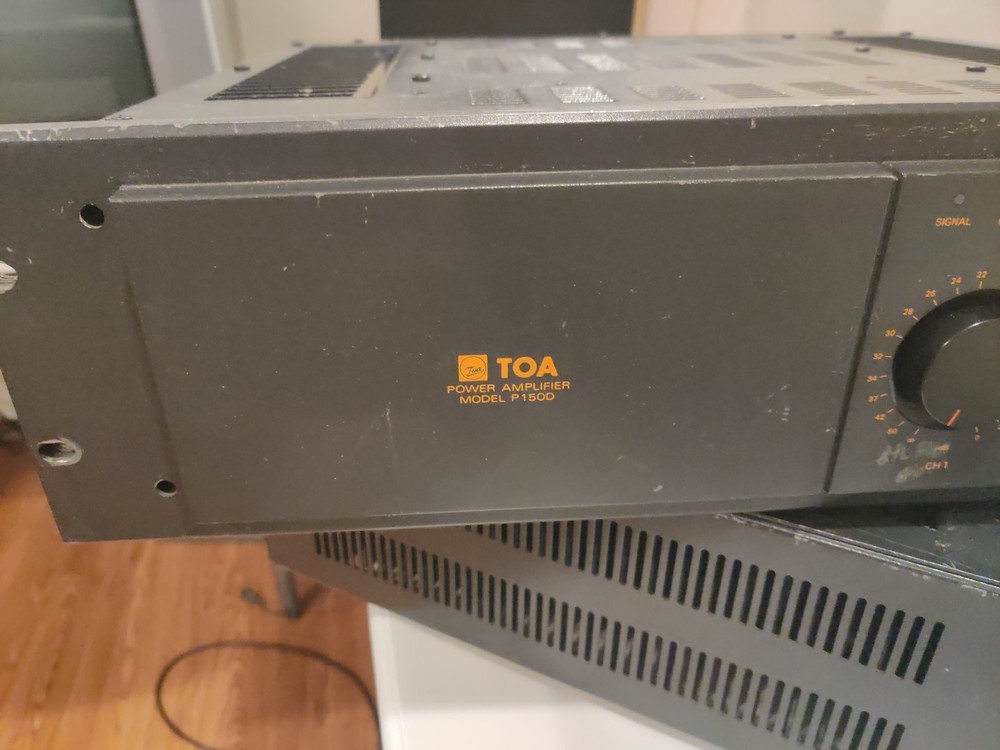 TOA P150D Power Amplifier Tested Working