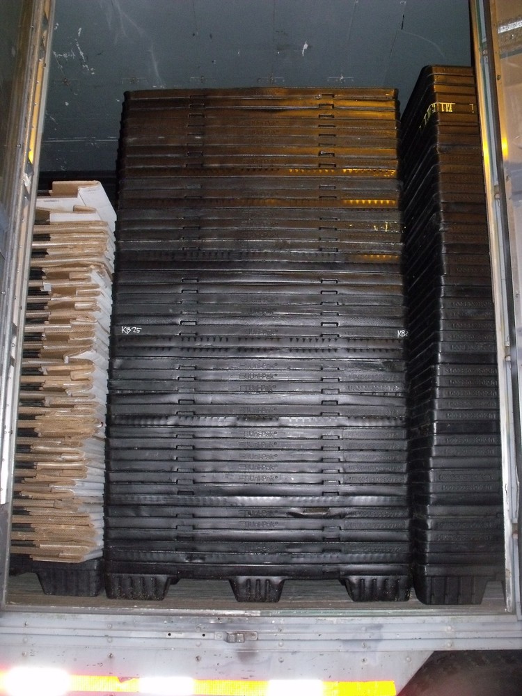 1 Triwall Reusable Bulk Inventory Garage Storage Unit Pallet Shipping Container