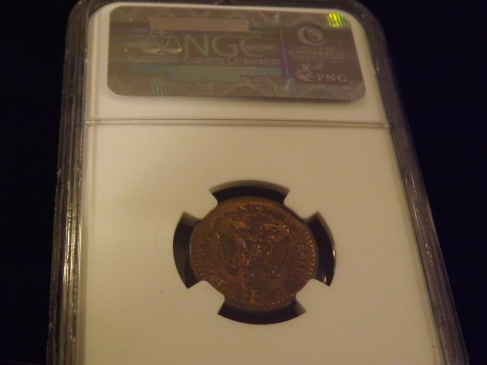 1945 Mo Mexico 1 C NGC MS 65 RB