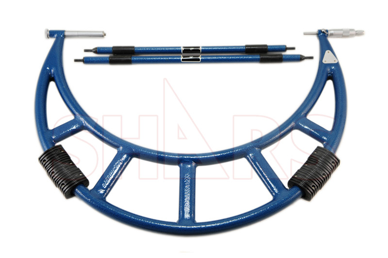 Shars 16-20" Mechanical Outside Micrometer Set Interchangeable Anvil R}