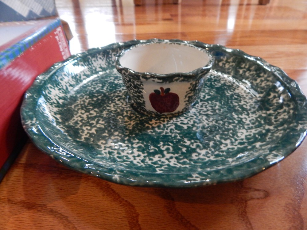 Apple Sponge Design CHIP & DIP Set