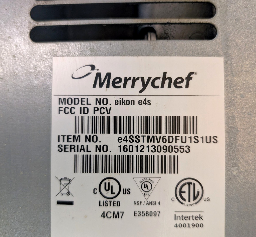 Merrychef eikon e4s Accelerated High-Speed Cooking Countertop Oven