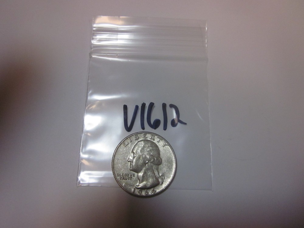 1964 D Washington Silver Quarter 90% Silver
