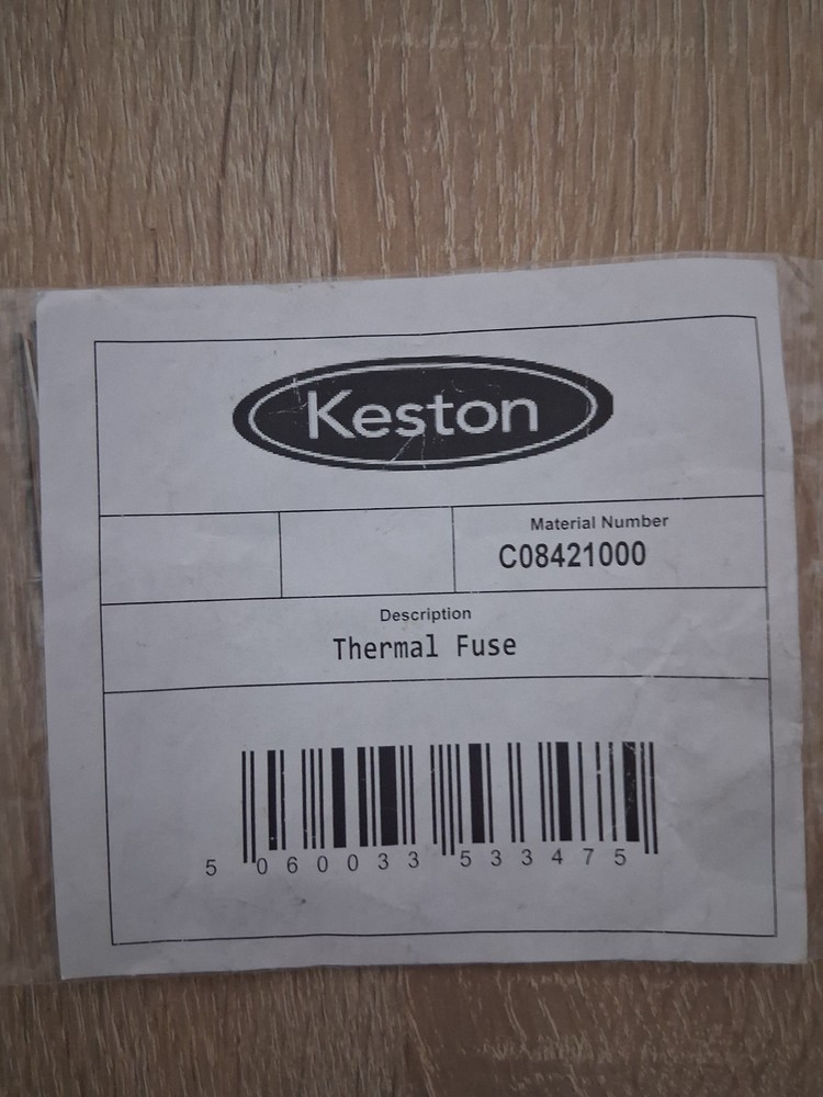 Keston Thermal Fuse Part No C08421000  New