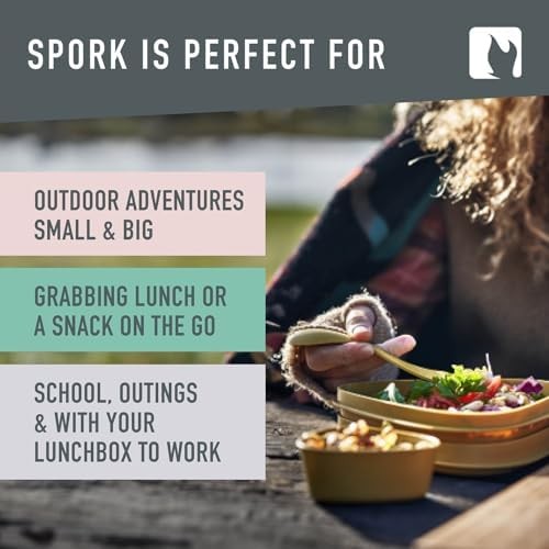 Reusable Camping Spork Spoon Fork Knife Combo