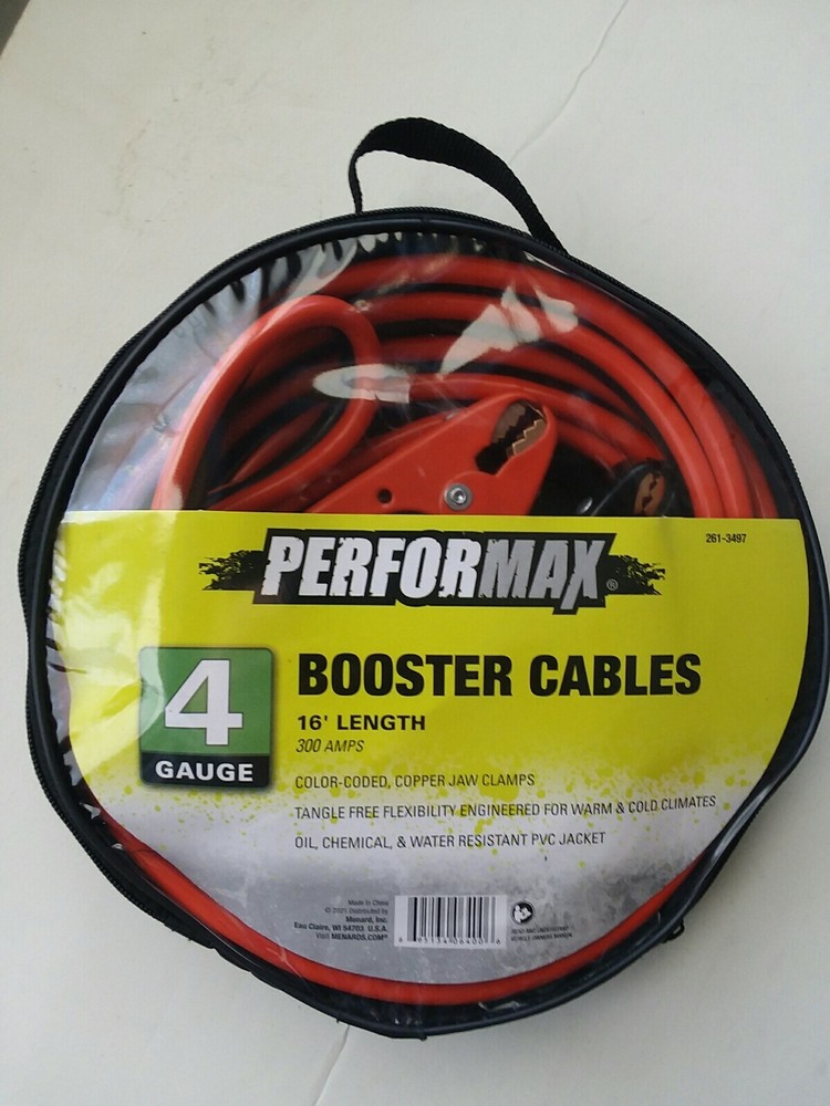 Performax 4-Gauge 16' Jumper Cables