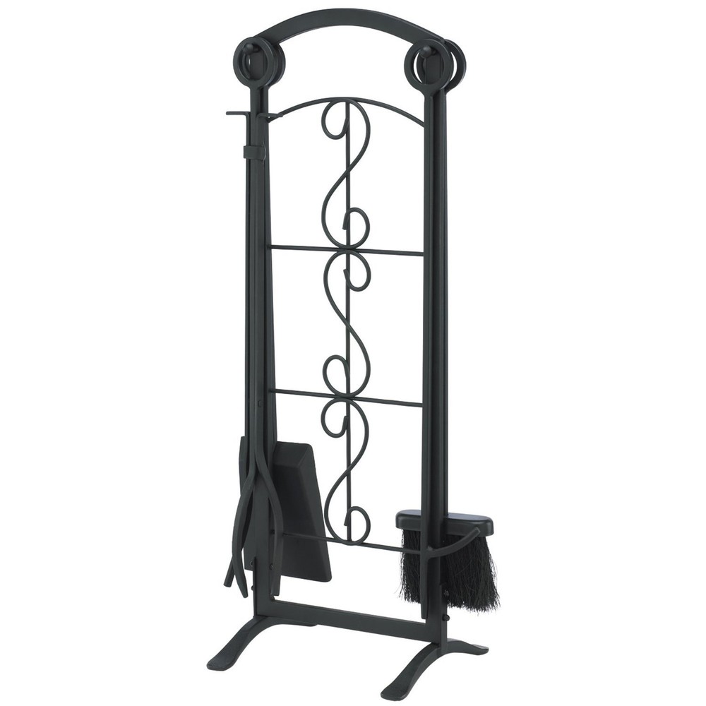 Pleasant Hearth Ashburn Old World Classic Black 5 pc Fireplace Tool Set FA045TA