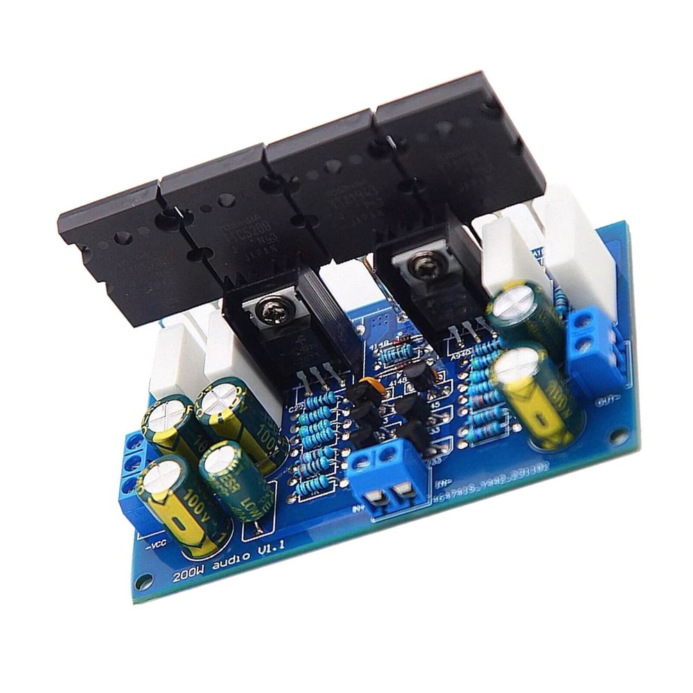 1 PC DC 35-60V 200W Audio Mono Power Amplifier Board HiFi Audio Amp Module Part