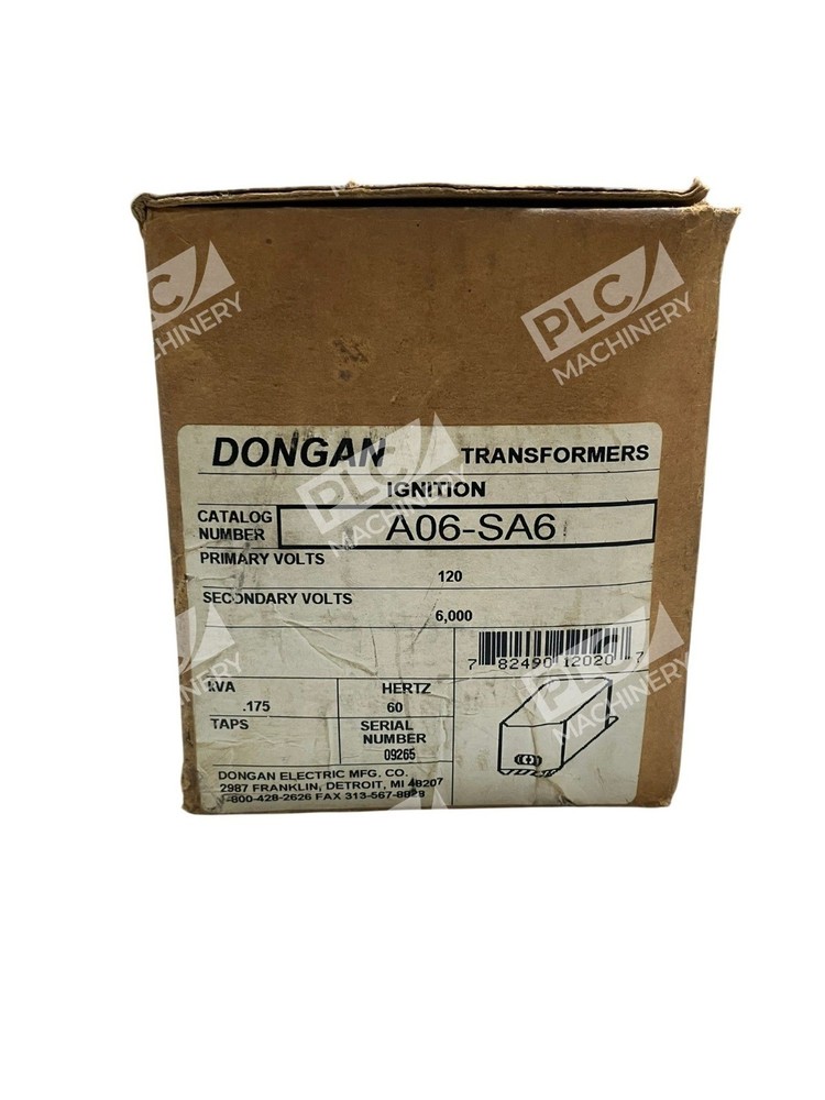 A06-SA6 - Dongan - Interchangeable Industrial Ignition Transformer