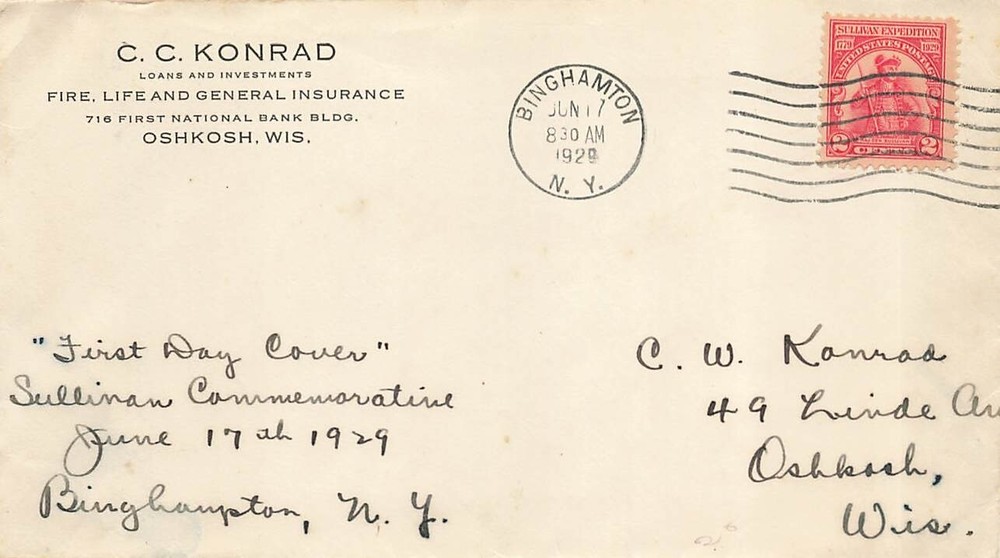 657 2c SULLIVAN EXPEDITION - Konrad Insurance Co.