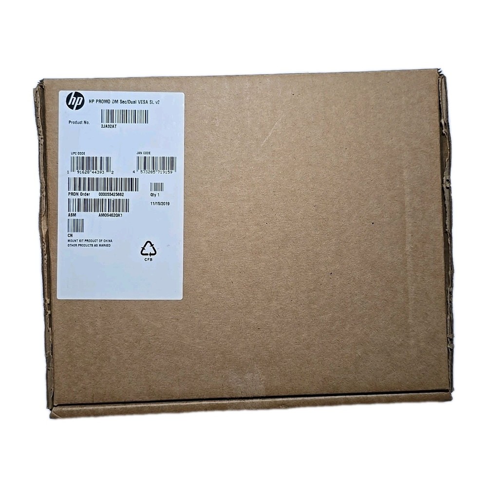 HP Desktop Mini Security Dual VESA Mounting Bracket Sleeve v2 - 2JA32AT
