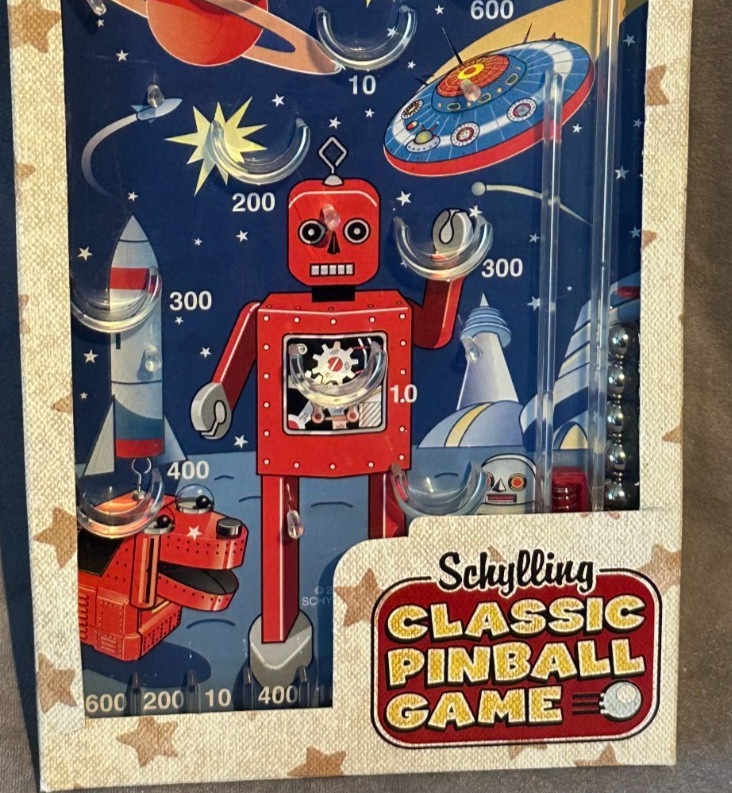 Schylling Classic Pinball Game -SPACE RACE 2010