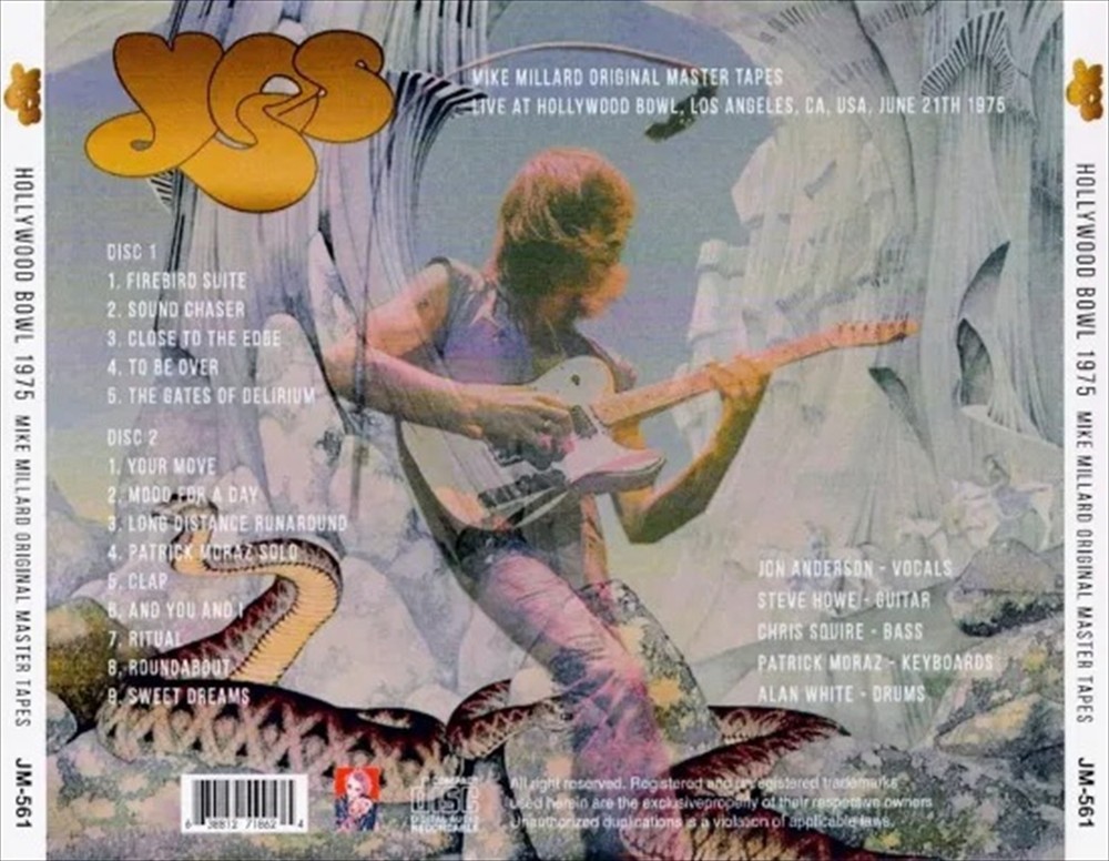YES / HOLLYWOOD BOWL 1975 / 3CD
