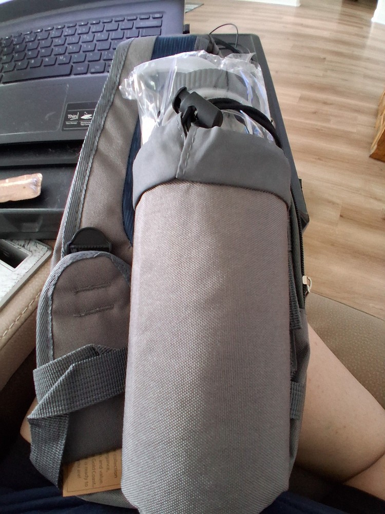 Water Bottle Bag with RFID wallet section, may pockets-New