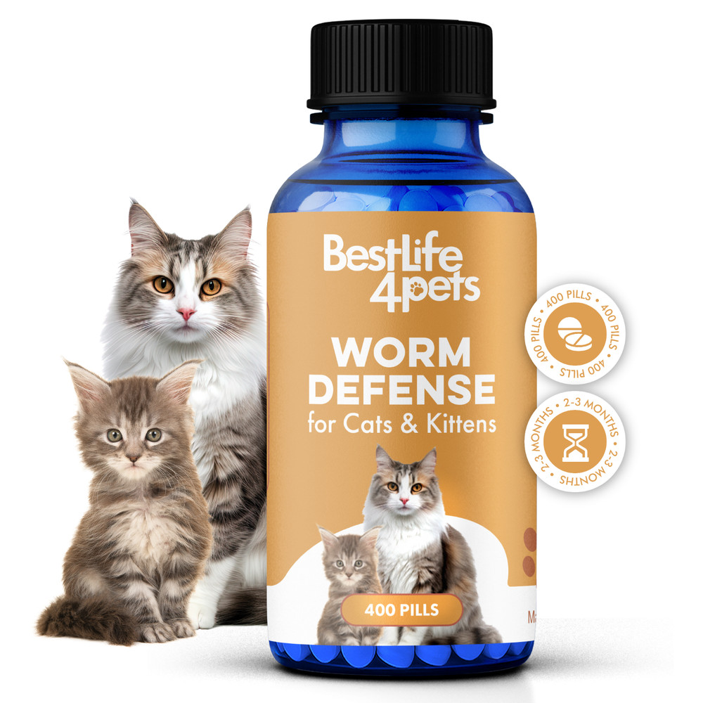Homeopathic Broad Spectrum Dewormer for Cats & Kittens