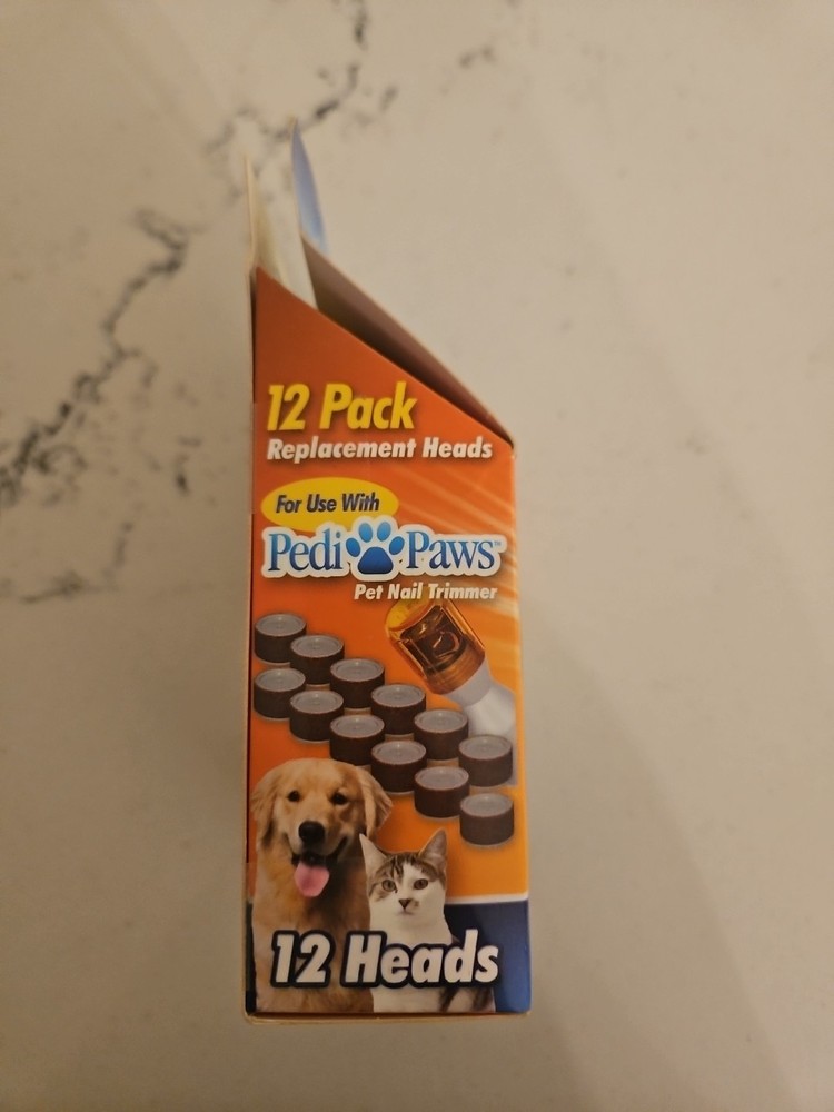 PediPaws Nail Grinder Replacement - 12 Heads- New Read