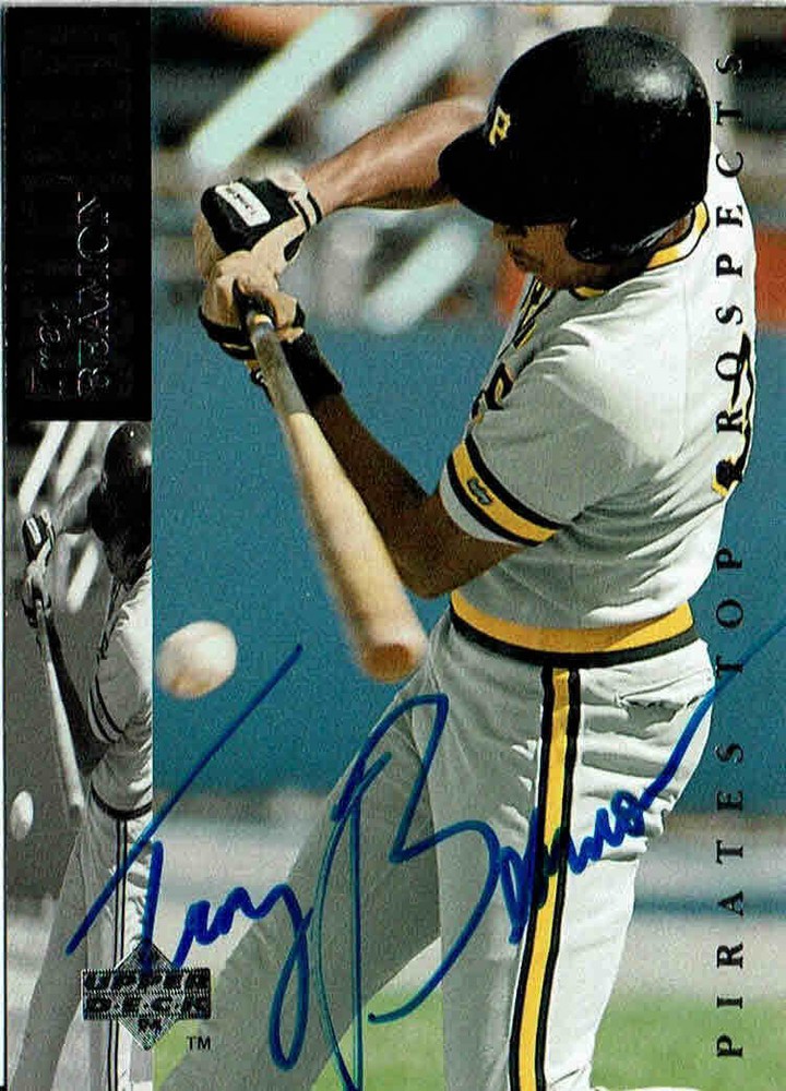 TREY BEAMON - Baseball Player - Autograph Upper Deck Trading Card