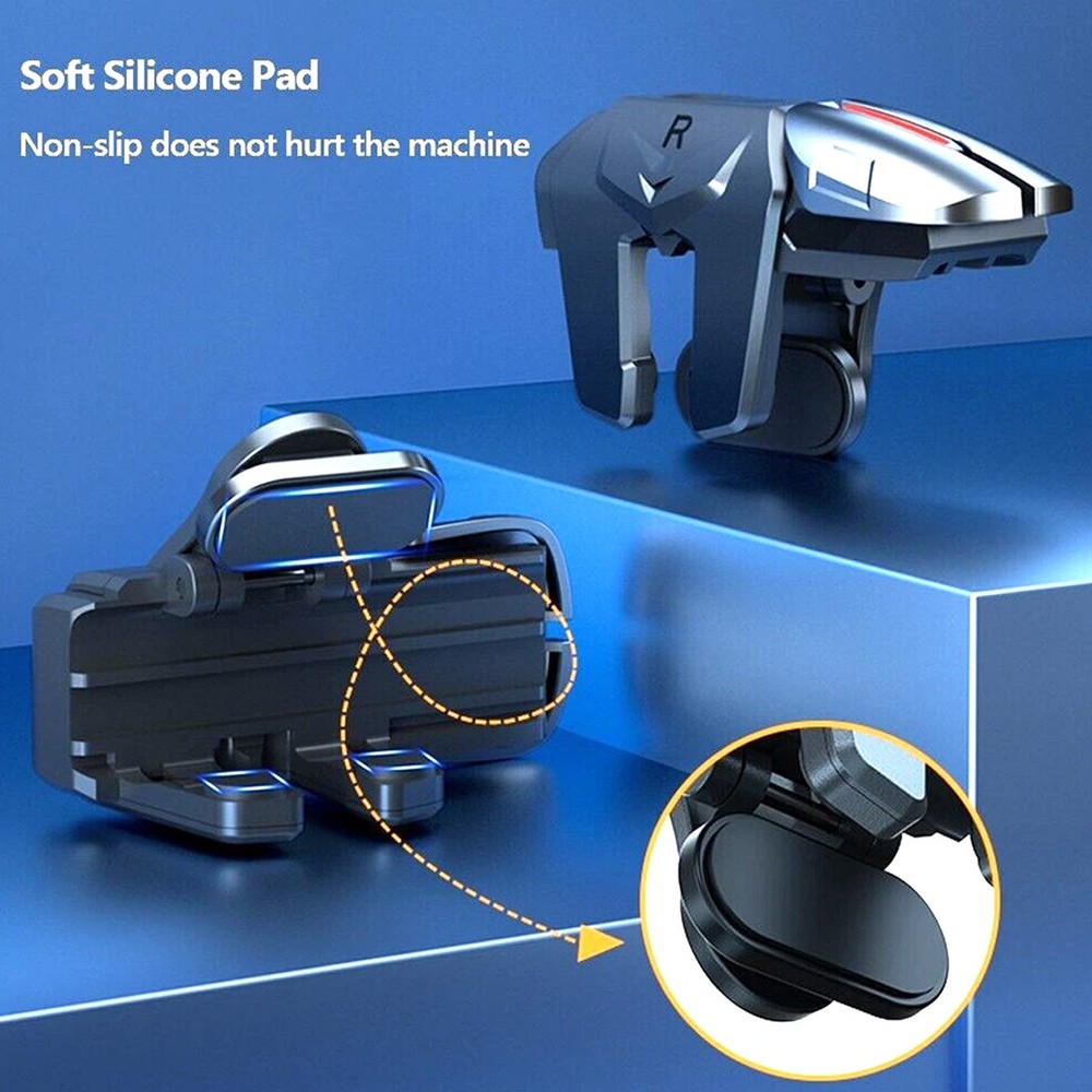 2PCS Mobile Phone Game Controller Gamepad Joystick Fire Trigger Button For PUBG