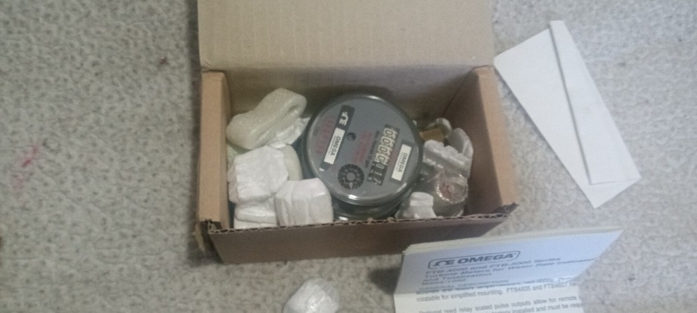 "Omega" FTB-4005 Water Meter 1/2" Cold