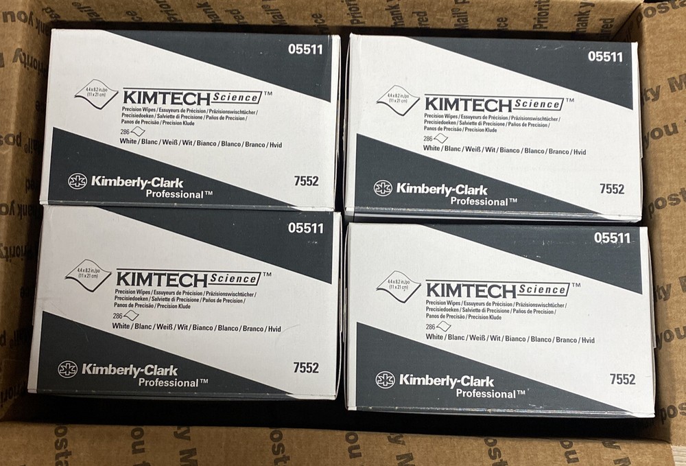 4 Box Kimtech Science 05511 Precision Computer Wipes Kimberly-Clark Professional