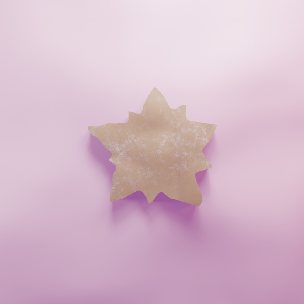 Poinsettia Flower Cookie Cutter