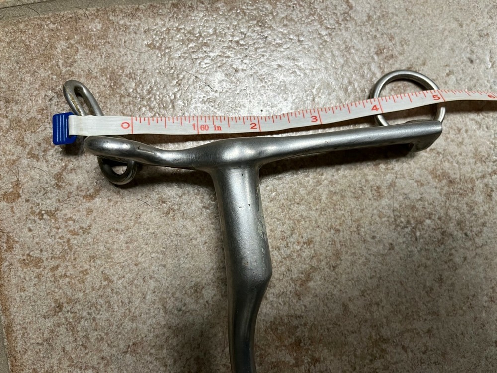 Weymouth, low port Curb bit, 5 3/4