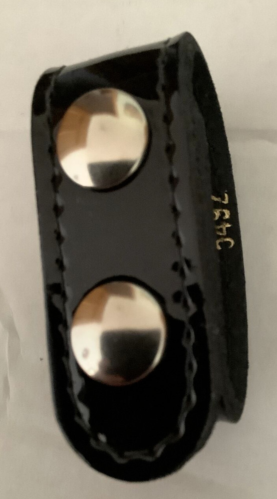 BOSTON HIGH GLOSS 1" WIDE DUTY BELT KEEPER