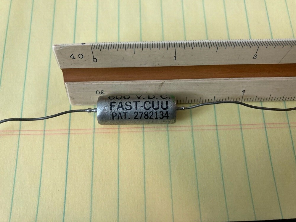 Capacitor .015 mfd 600 vdc John E. Fast (5 pieces)