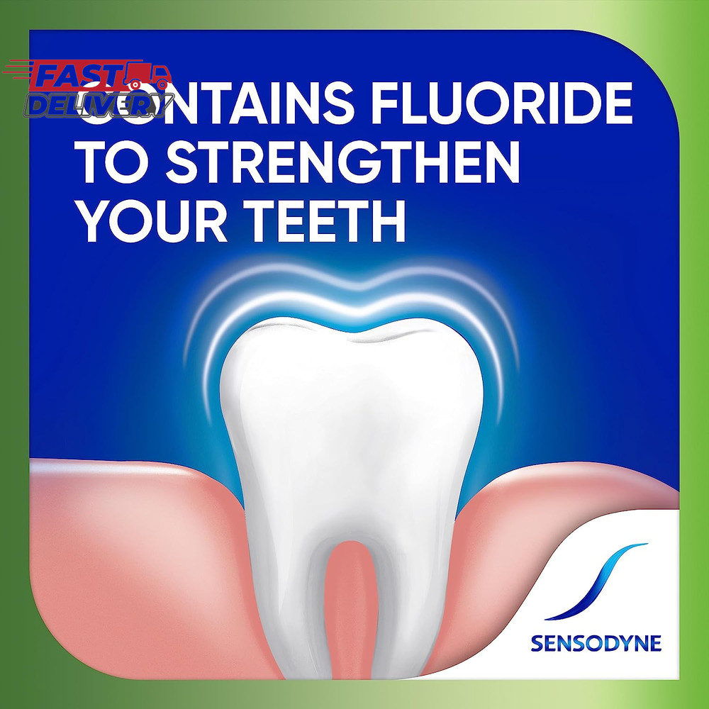 Sensodyne Fresh Mint Sensitive Toothpaste, ADA Accepted Toothpaste for Cavity Pr