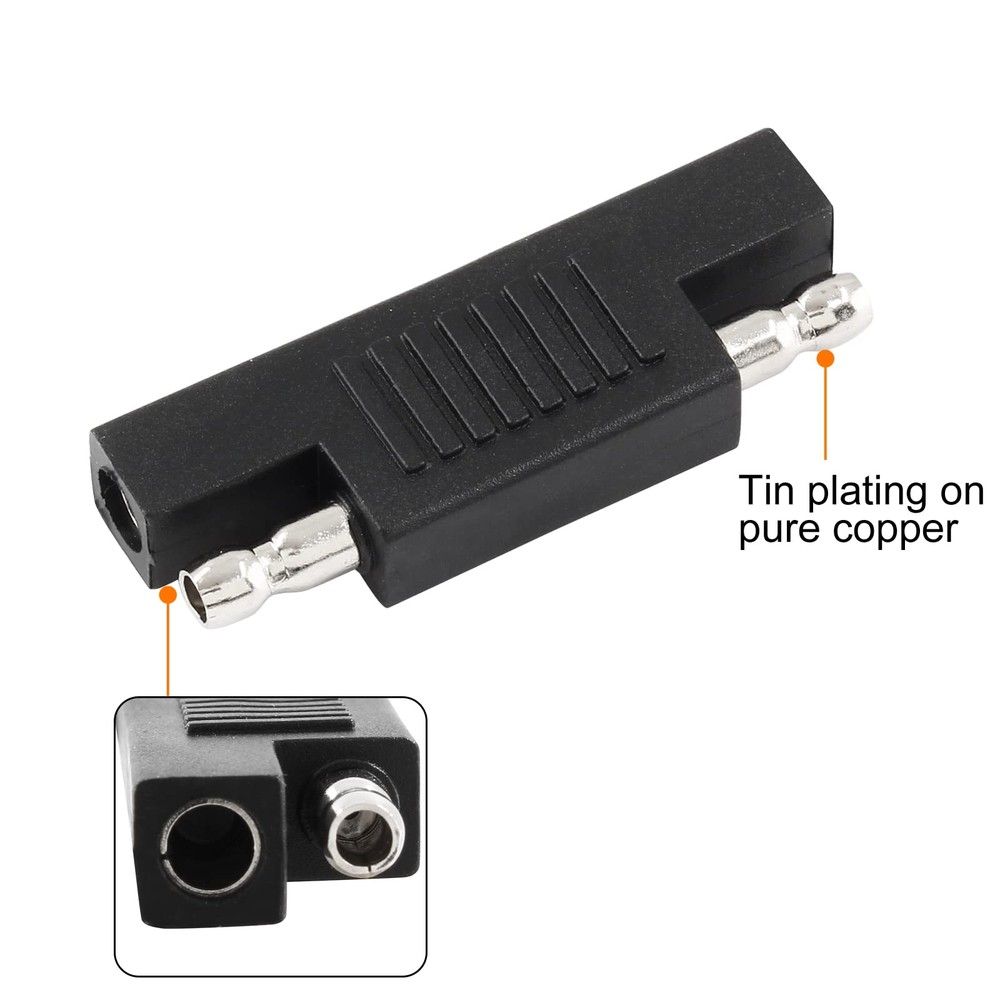 6 Pack SAE Polarity Reverse Adapter Connector, SAE Quick Disconnect Plug Adapter