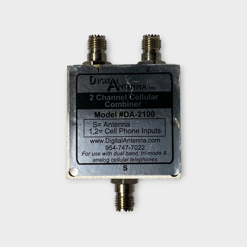 Digital Antenna DA-2100, 2 Channel Cellular Combiner with Cable/Bracket - Used