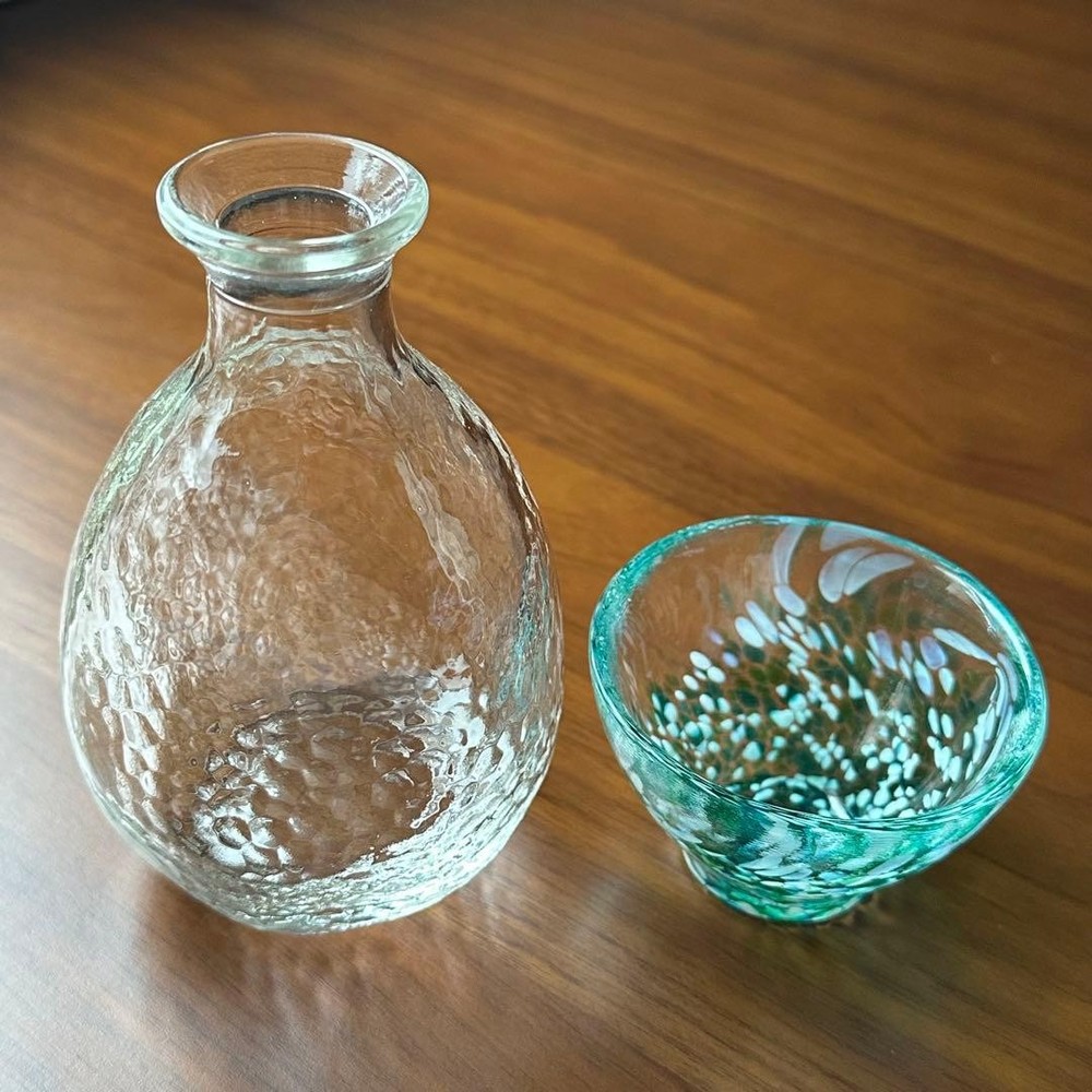 Tsugaru Vidro sake set sake bottle sake cup